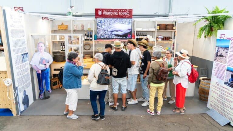 Gran afluencia de público en el stand de Puerto del Rosario el viernes en FEAGA