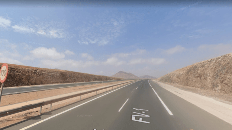 Guardia Civil Atropellado en la Autovía FV-1 en Fuerteventura