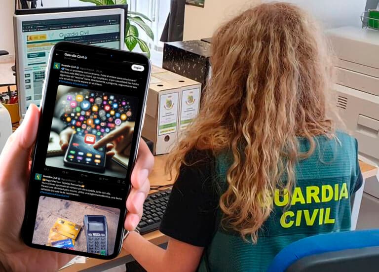La Guardia Civil desarticula una red de ciberestafas que operaba en Canarias y otras 17 provincias
