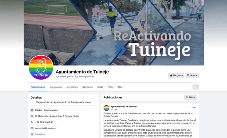El Partido Popular Critica el Uso de Redes Sociales del Ayuntamiento de Tuineje por parte de la Alcaldesa