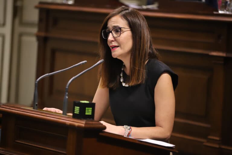 Natalia Santana denuncia recortes encubiertos en el nuevo decreto de Dependencia durante el pleno del Parlamento