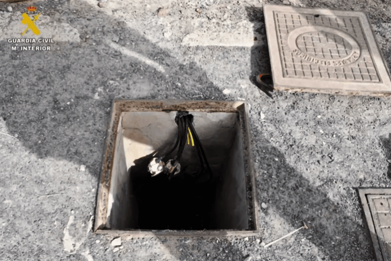 Operativo en Caleta de Fuste concluye con la detención de un hombre por robo de cobre