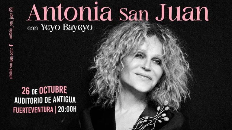 Antonia San Juan presenta ‘Entrevista con mi hija Mari’ en el Auditorio de Antigua