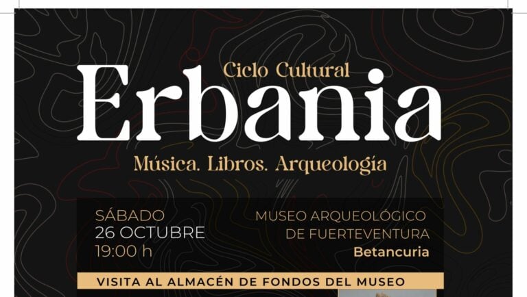 Los restos paleontológicos de Fuerteventura centran la próxima cita del Ciclo Erbania del Museo Arqueológico