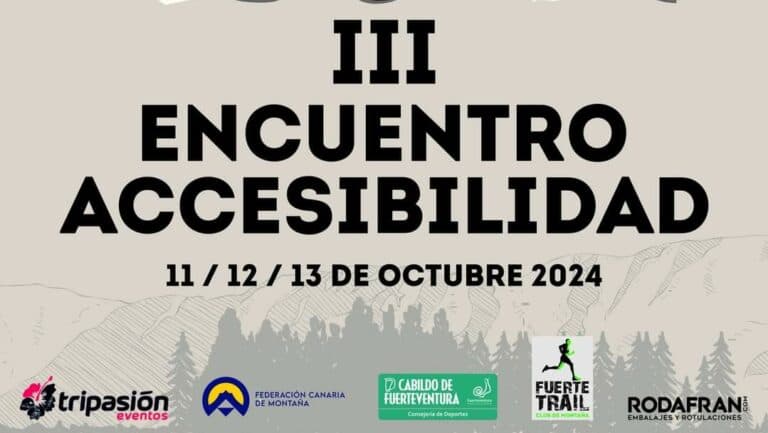 Llega el III Encuentro de Accesibilidad organizado por Fuertetrail y la colaboración del Cabildo