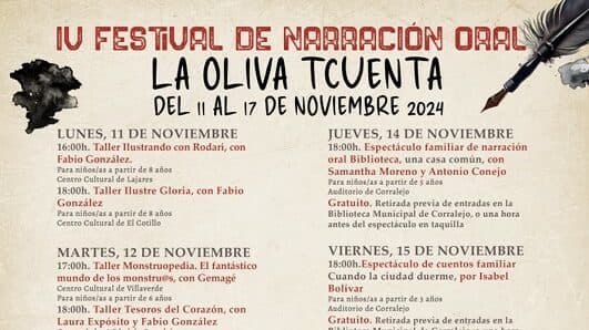 IV Festival de La Oliva TCuenta trae, un año más, el poder de la narración al municipio
