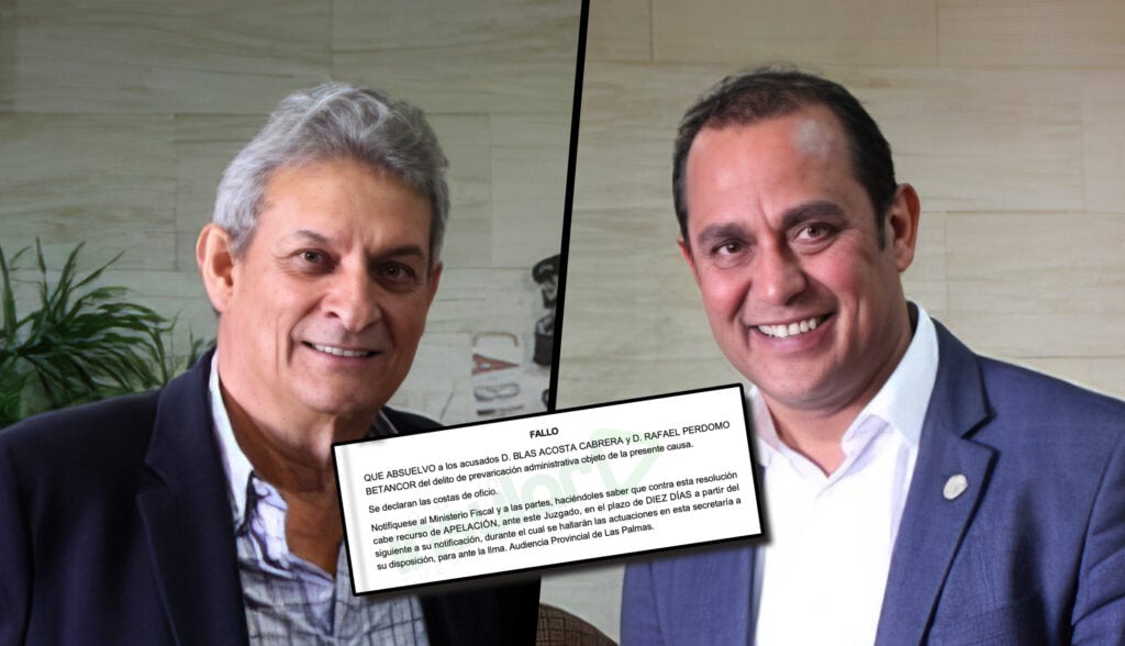 Blas Acosta y Rafael Perdomo absueltos tras nueve años de proceso judicial por el caso SUP-5 en Pájara