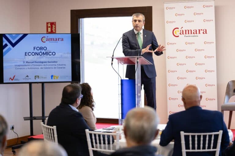 Manuel Domínguez inaugura los Foros Económicos de la Cámara de Comercio de Fuerteventura