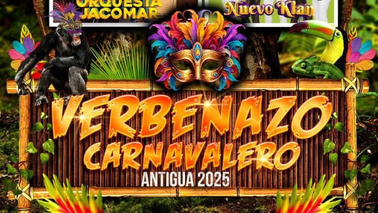 Antigua ofrece un Salvaje Verbenazo Carnavalero este sábado noche