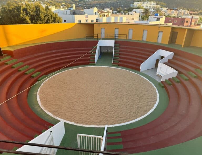 La lucha canaria regresa al terrero ‘Melín Díaz’ de La Lajita tras su renovación integral