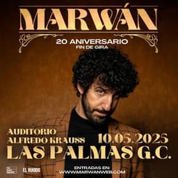 Marwán pone en Canarias el broche de oro a su gira ‘Canciones para una urgencia’