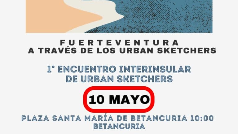 Sexto y último encuentro de “Rincones Históricos, Fuerteventura a través de los Urban Sketchers”
