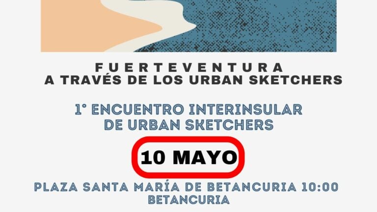 Sexto y último encuentro de “Rincones Históricos, Fuerteventura a través de los Urban Sketchers”