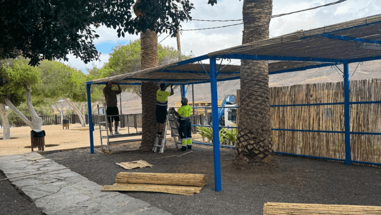 El Ayuntamiento de Pájara impulsa mejoras en los espacios públicos de Tarajal de Sancho