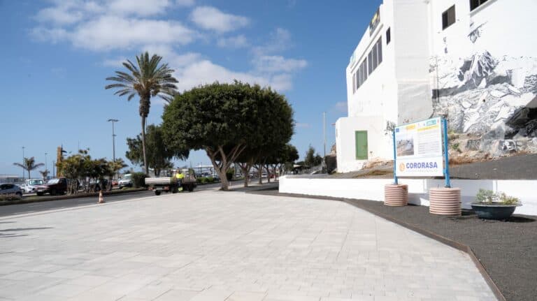 Culminan las obras de renovación del Paseo Marítimo de Puerto del Rosario