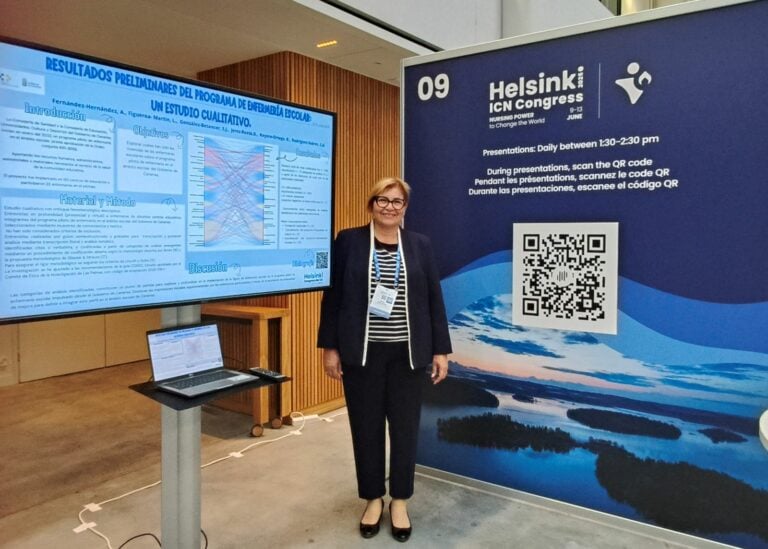 Una enfermera de Fuerteventura expone en Helsinki el modelo canario de salud escolar ante más de 6.000 profesionales