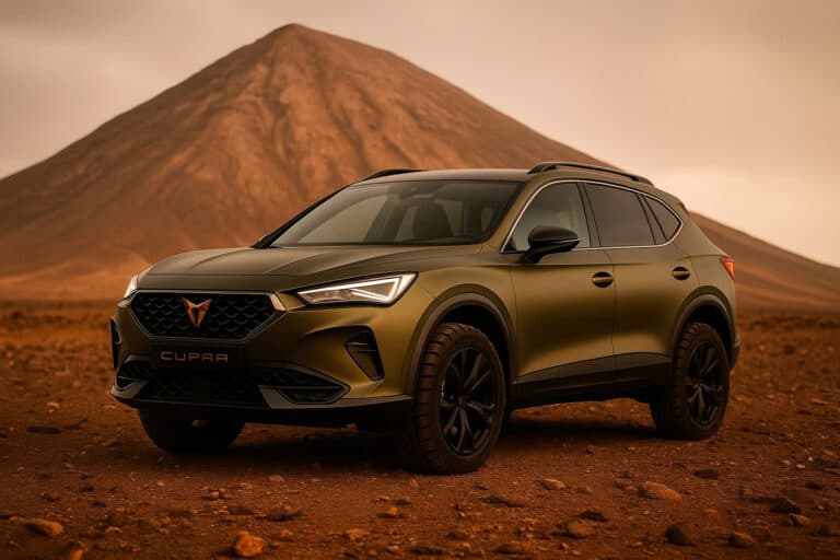 CUPRA se fija en la Montaña de Tindaya para bautizar su posible nuevo todoterreno