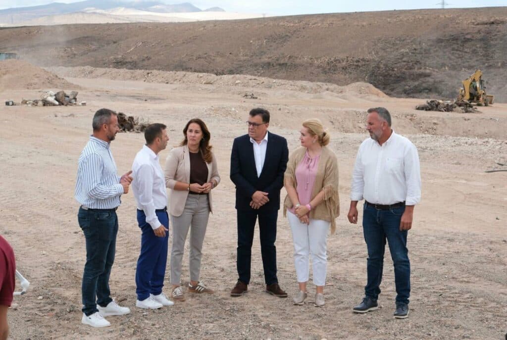 Comienzan las obras de restauración del vertedero de Matas Blancas en Pájara
