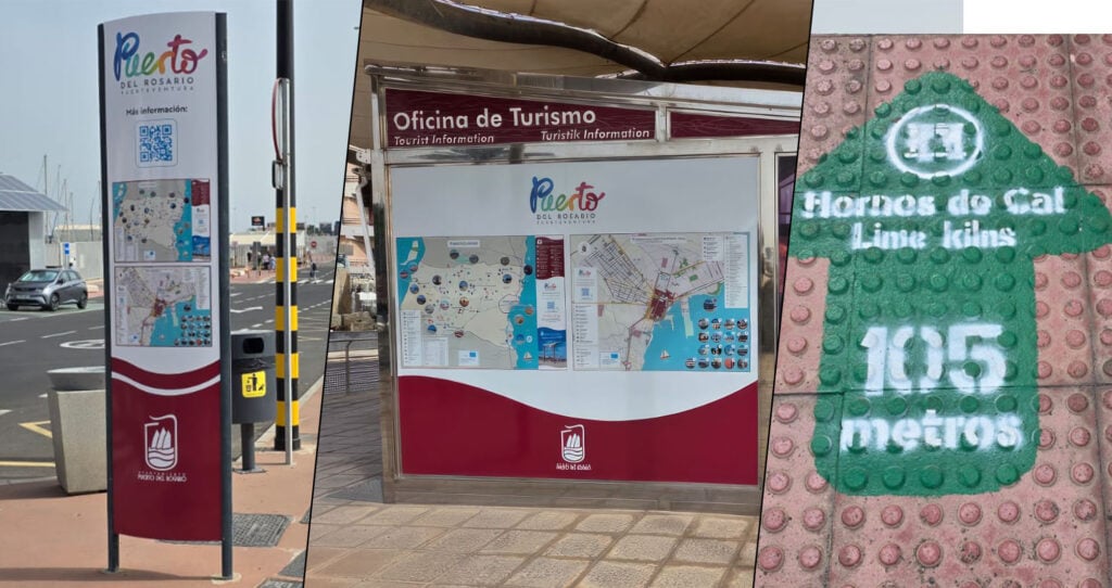Puerto del Rosario renueva y amplía su señalética turística para mejorar la experiencia de visitantes y residentes