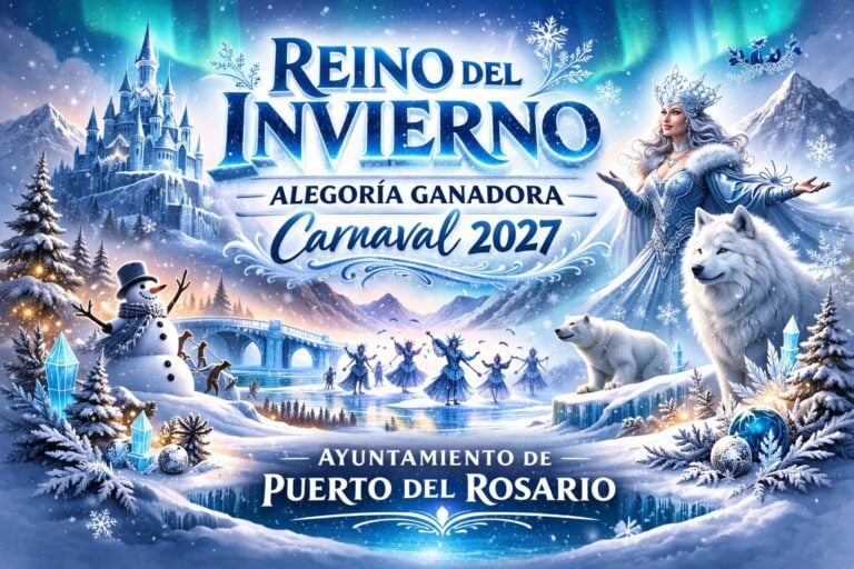 Reino del Invierno será la alegoría del Carnaval de Puerto del Rosario 2027 tras lograr el 48% de los votos