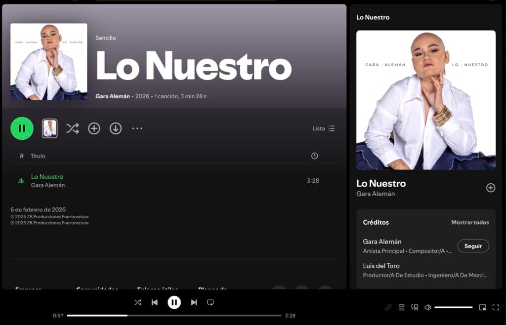 Gara Alemán inicia una nueva etapa con “Lo nuestro”, adelanto de su primer EP