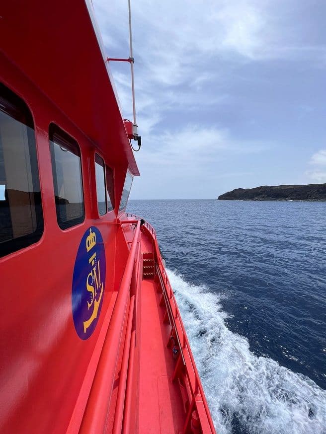 Salvamento Marítimo localiza embarcación neumática en apuros al sureste de Gran Tarajal