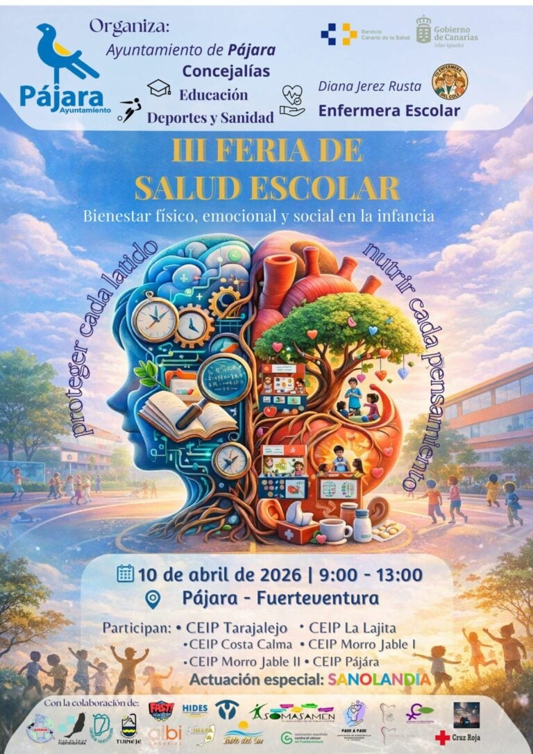La III Feria de Salud Escolar impulsa el bienestar infantil en Pájara