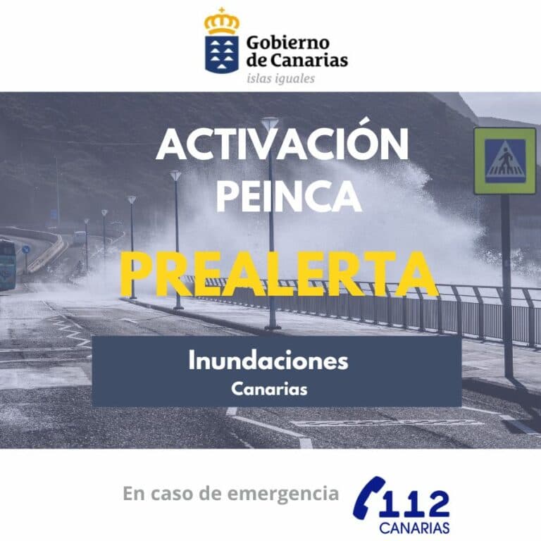 «La borrasca Therese amenaza con inundaciones costeras y pluviales en Canarias»