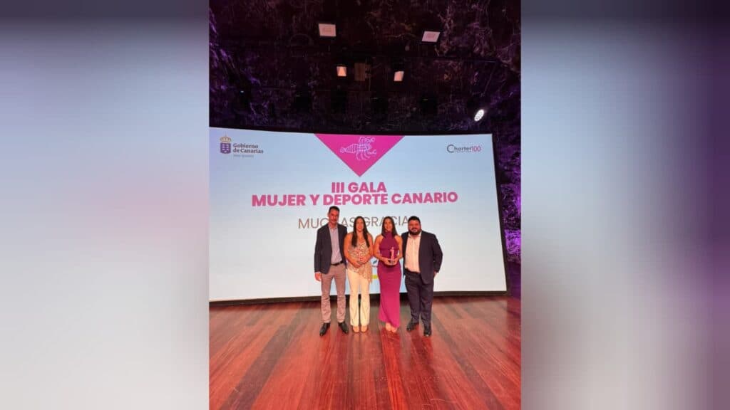 Las hermanas Roger Soler brillan en la III Gala Mujer y Deporte Canario con sendos galardones