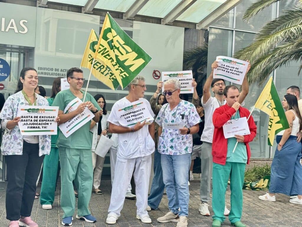 Los médicos canarios convocan huelga para el 30 de abril y 4 de mayo ante el bloqueo de las negociaciones con Sanidad