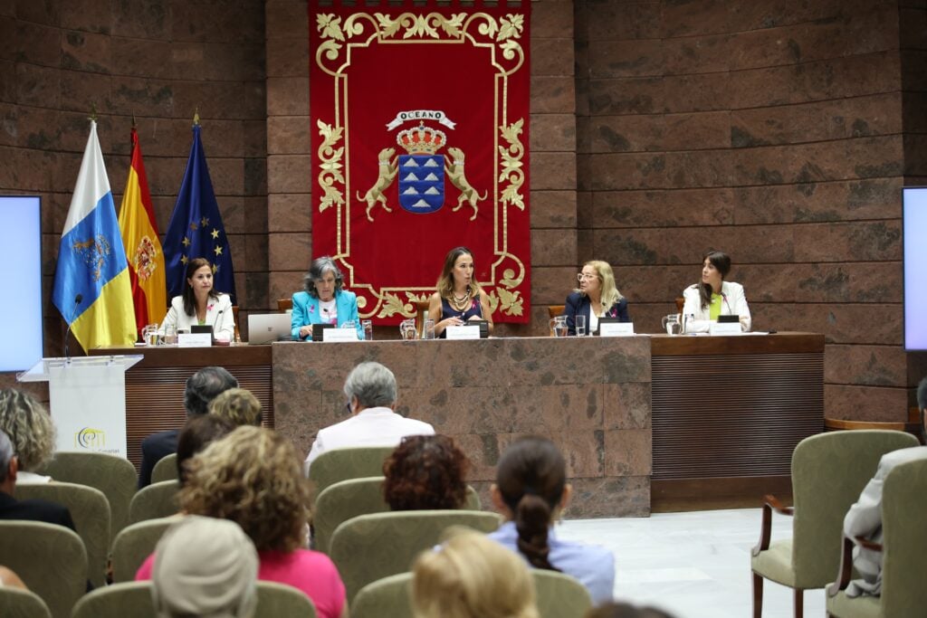 Un momento durante el acto