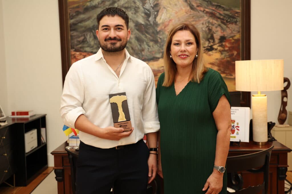 Un momento de la visita