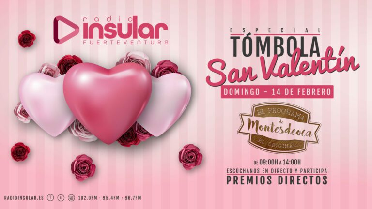 Radio Insular celebra San Valentín con regalos para los oyentes ‘más enamorados’