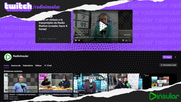Radio Insular, primera emisora majorera con emisión en Twitch