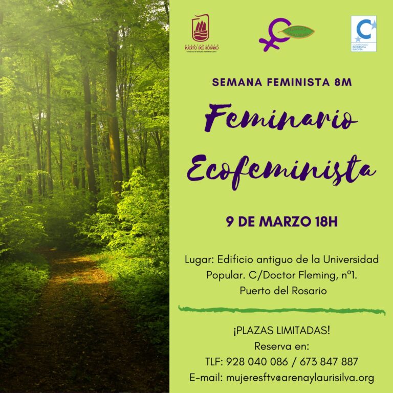 Feminario Ecofeminista este martes en la Antigua Universidad Popular