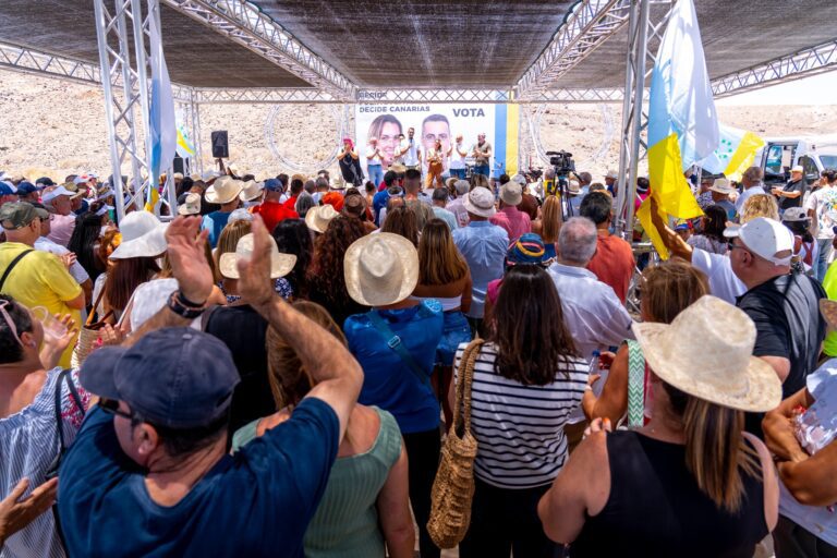 Multitudinario acto de campaña de CC en Tarajalejo de cara al 23J
