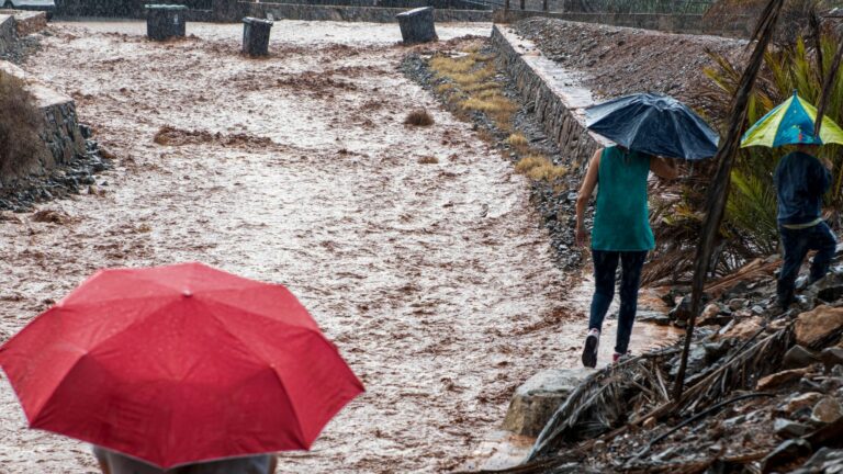 ‘Emilia’ traerá a Canarias lluvia intensa, viento de 90 km/h y oleaje de seis metros este fin de semana