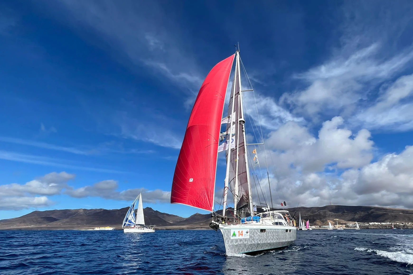 The Rally of the Islands of the Sun Sets Sail for the First Time from Fuerteventura.